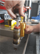Rebuilt motorcycle shock absorber