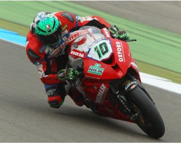 Road motorcycle running Rock Oil lubricants